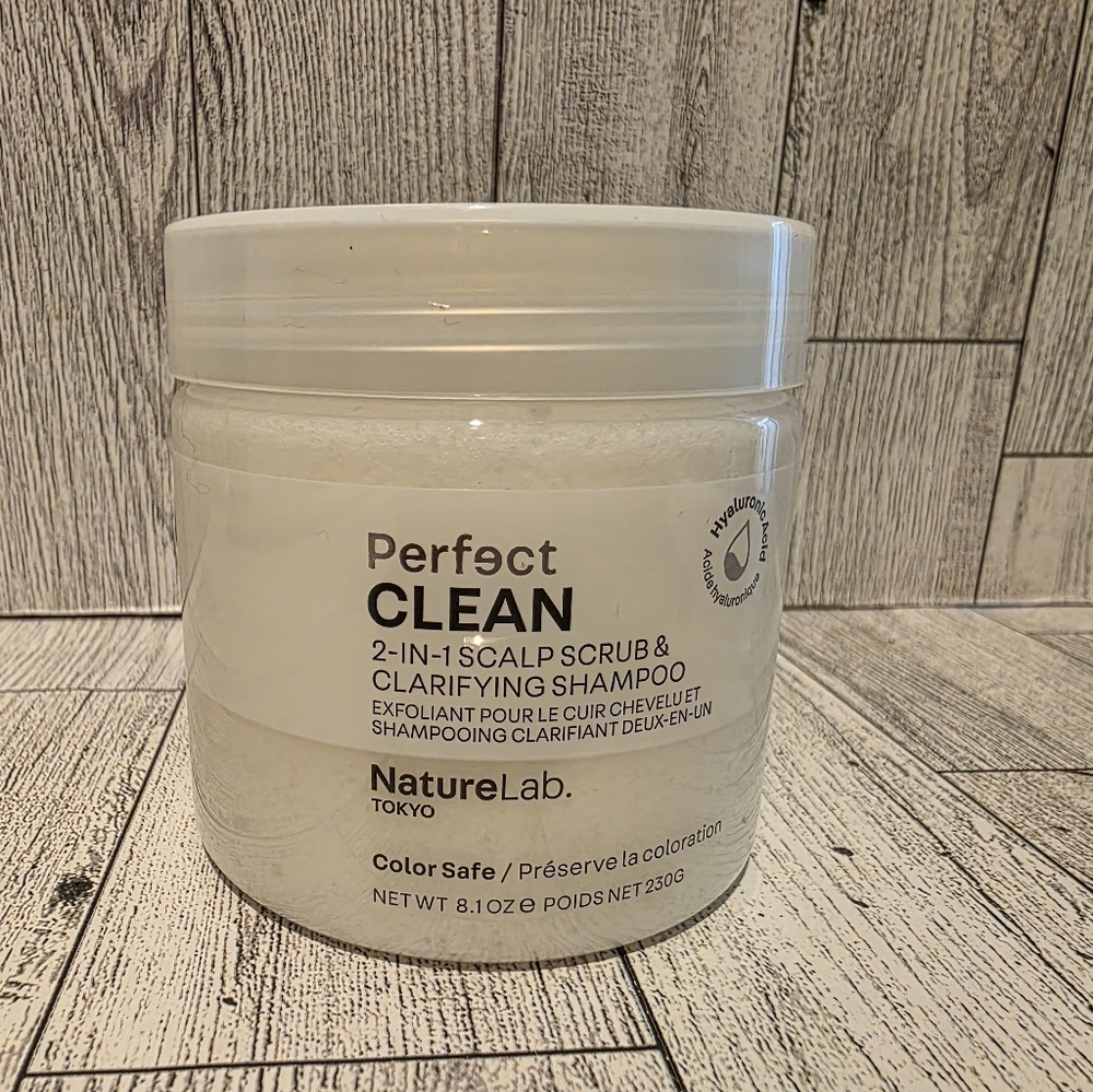 Perfect CLEAN 2-in-1 Scalp Scrub & Clarifying Shampoo - White